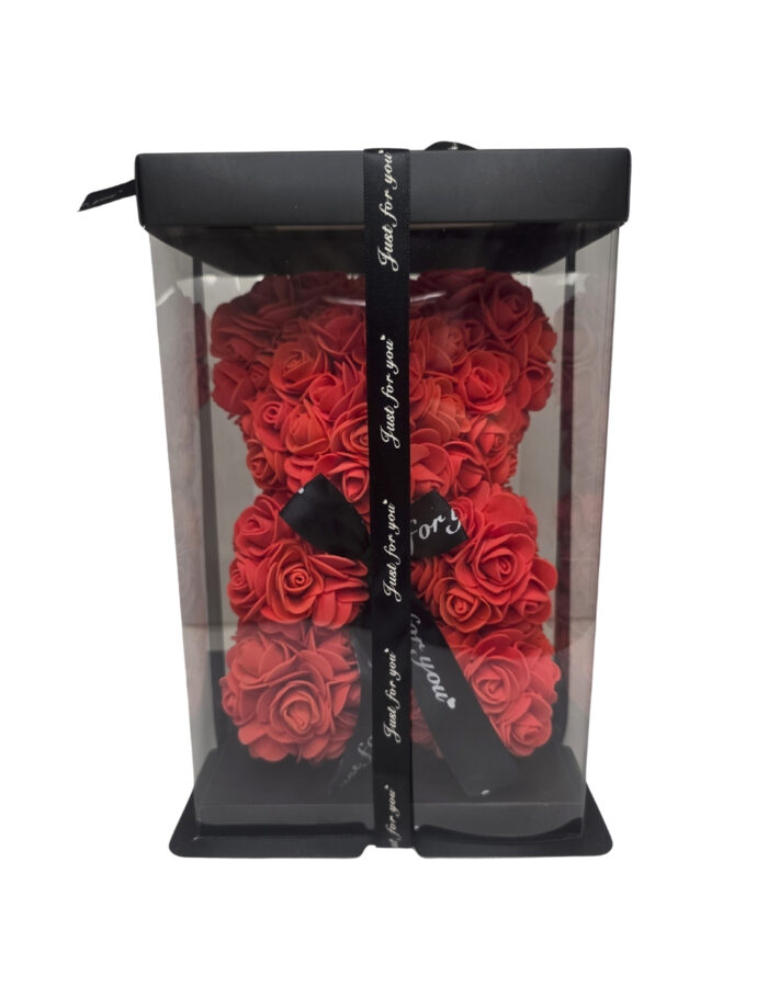 Rosenbär-Rot 25cm