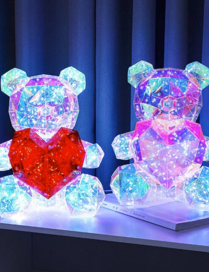 Teddy mit Licht