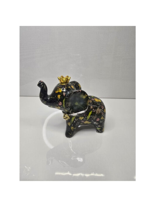 Porzellan-Elefant-Grün