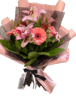 Blumenstrauß „Rosé Eleganz“