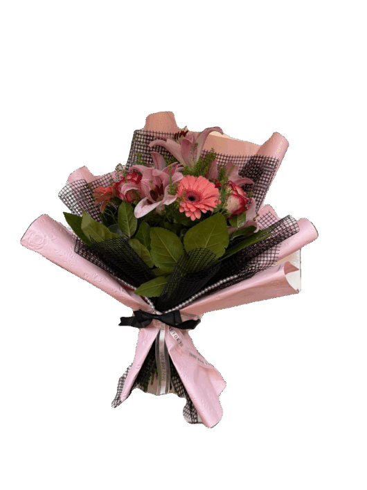 Blumenstrauß „Rosé Eleganz“